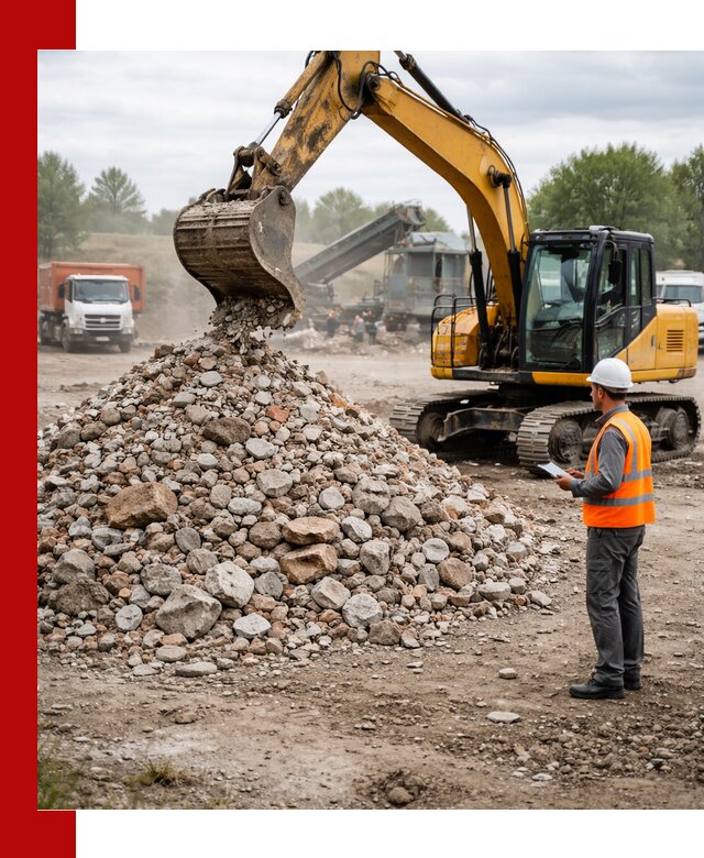 Доставка и вывоз строительного боя в Новоалтайске