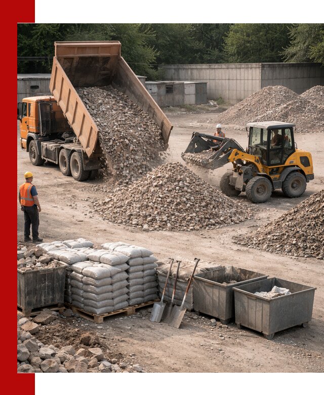 Вторичные материалы для отсыпки в Новоалтайске — поставка и доставка