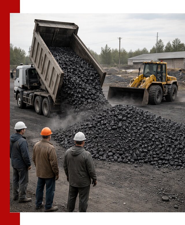 Доставка угля антрацита в Новоалтайске с самосвалами и погрузкой