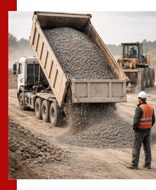 Доставка самосвалом 40 кубов цемента и сыпучих в Новоалтайске