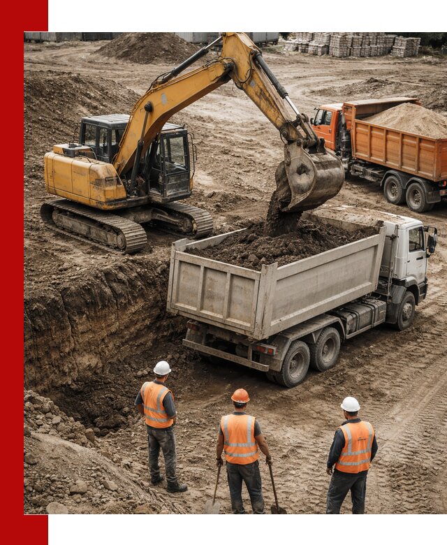 Разработка грунта для строительства и благоустройства в Новоалтайске