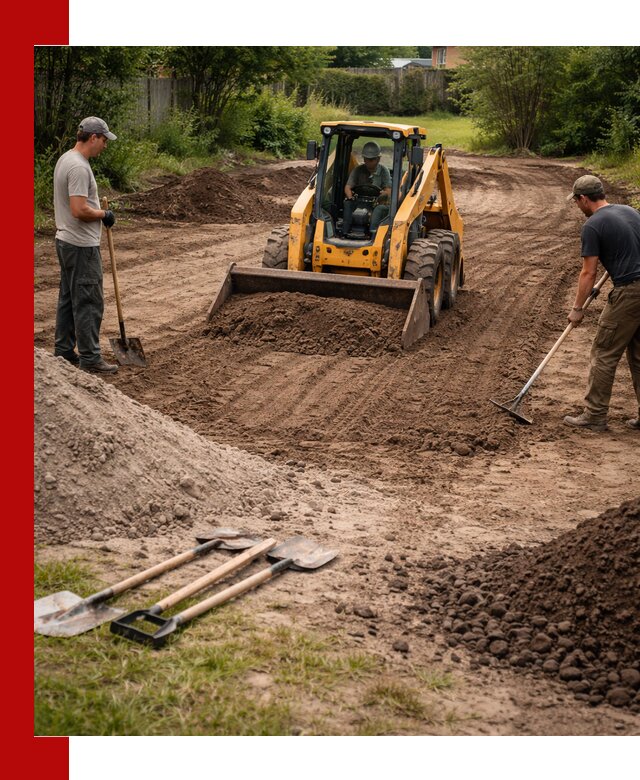 Планировка участка грунтом с вывозом и доставкой в Новоалтайске